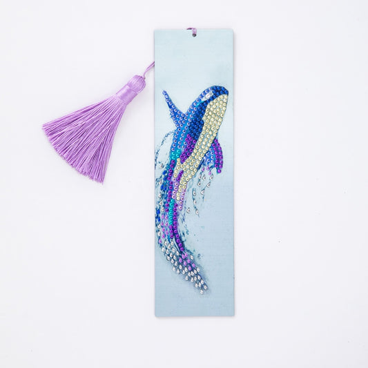 Bookmark dolphin for your books diamond painting