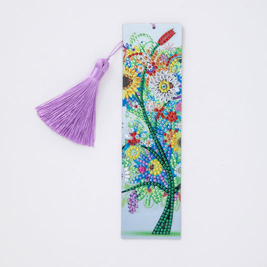 Bookmark flowers for your books diamond painting