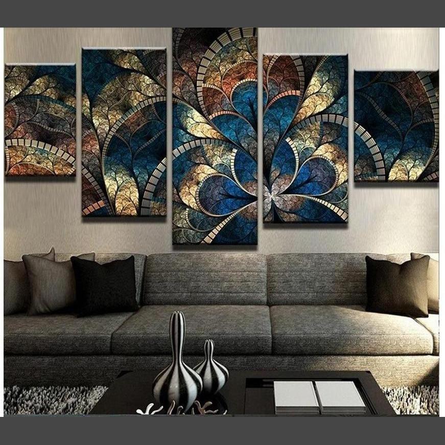 Abstract diamond painting