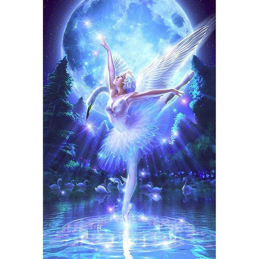 Ballet Tänzerin (Eis, Schwan) Diamond Painting Diamant Malerei-DiamondpaintingX.ch