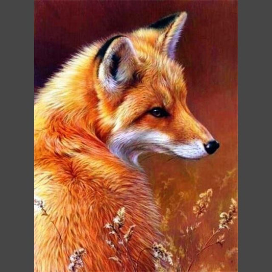 Fuchs von hinten Diamond Painting Diamant Malerei-DiamondpaintingX.ch