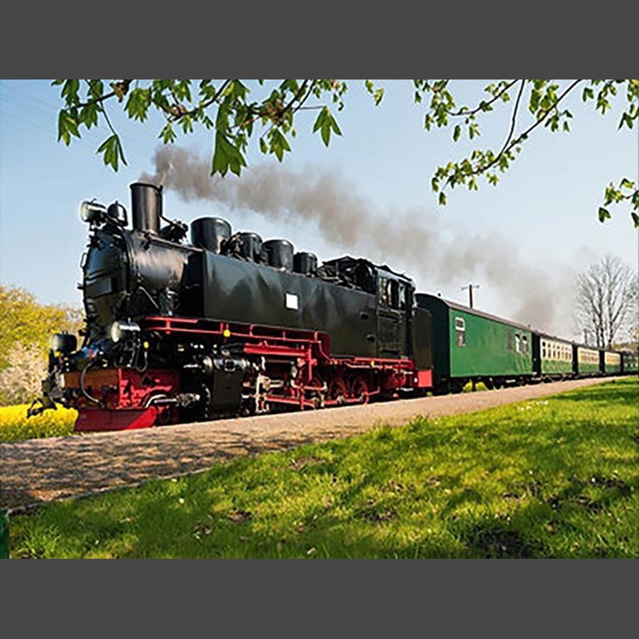 Train diamond painting
