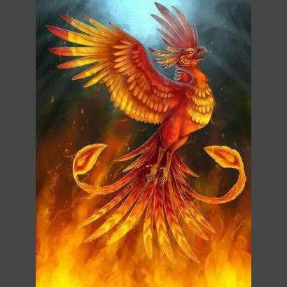 Phönix 8 Diamond Painting Diamant Malerei-DiamondpaintingX.ch